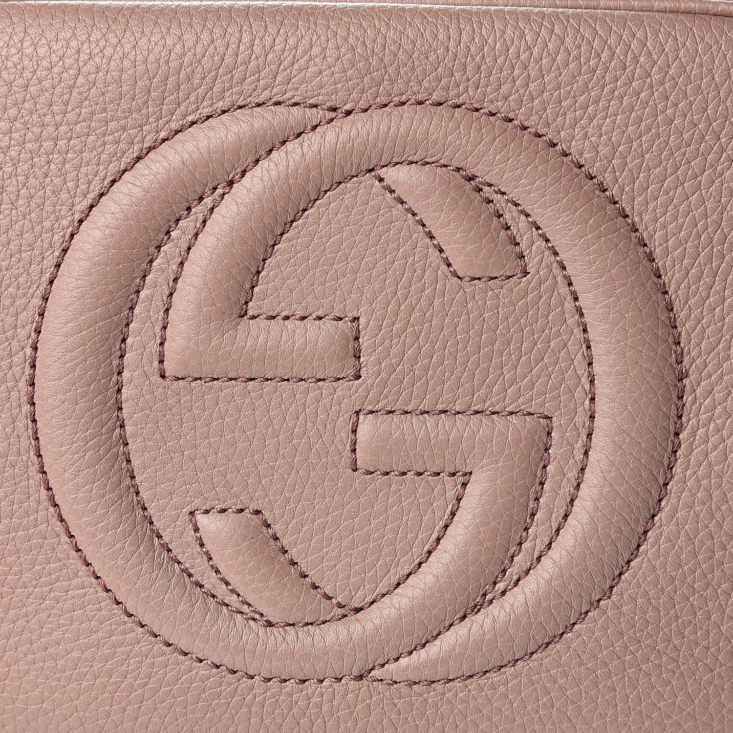 Gucci Cellarius Calfskin Small Soho Disco Bag Dark Cipria 10 of 11