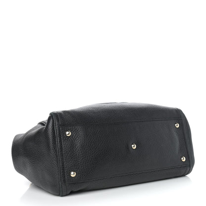 Gucci Pebbled Calfskin Medium Soho Shoulder Bag Black 4 of 12