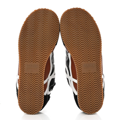 Loewe Nylon Suede Flow Runners Sneakers 38 Black Brown 5 of 9