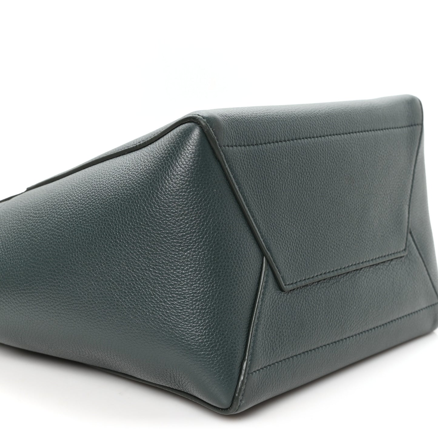 Soft Grained Calfskin Sangle Bucket Bag Amazone