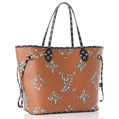Louis Vuitton Monogram Giant Jungle Neverfull MM Black 2 of 9