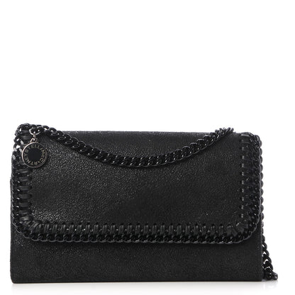 Stella McCartney Shaggy Deer Falabella Crossbody Clutch Black 1 of 7