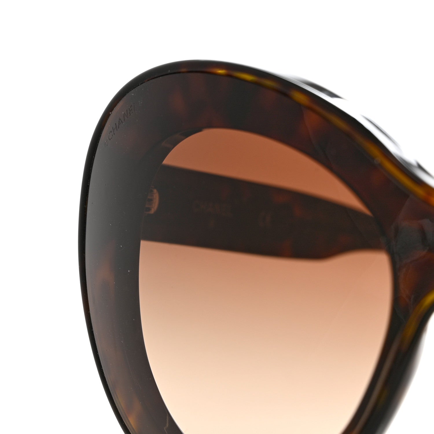 Chanel Shield Sunglasses 71281 Dark Tortoise 7 of 8