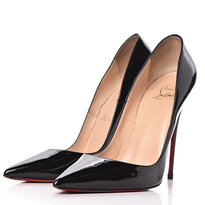 Christian Louboutin Patent So Kate 120 Pumps 38.5 Black 3 of 21