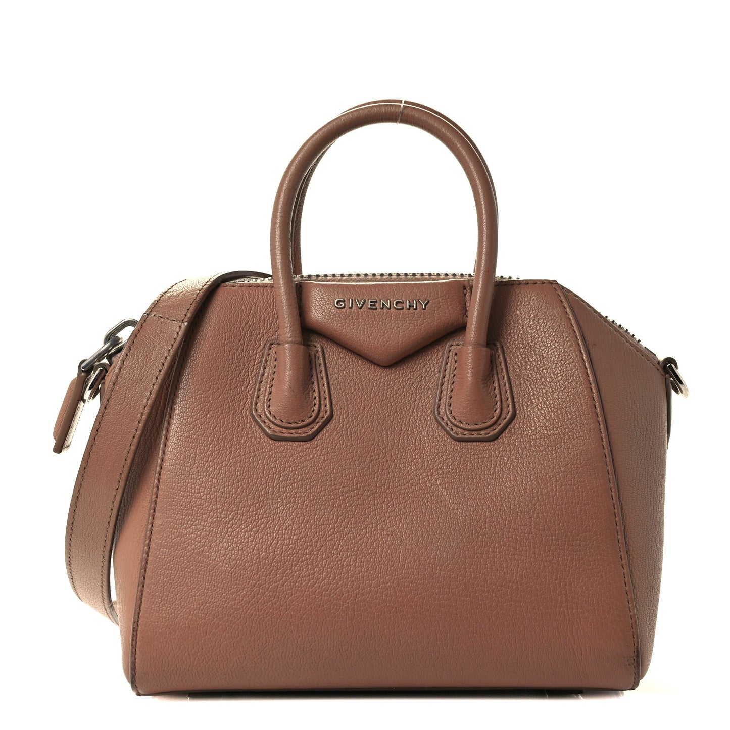 Sugar Goatskin Mini Antigona Caramel