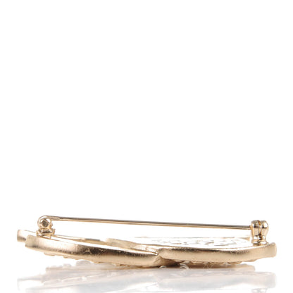 Chanel Large CC Brooch Gold 3 of 5
