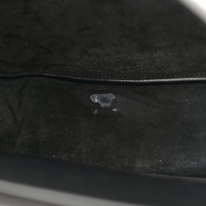 Saint Laurent Smooth Calfskin Monogram Medium Kaia Satchel Black 11 of 12