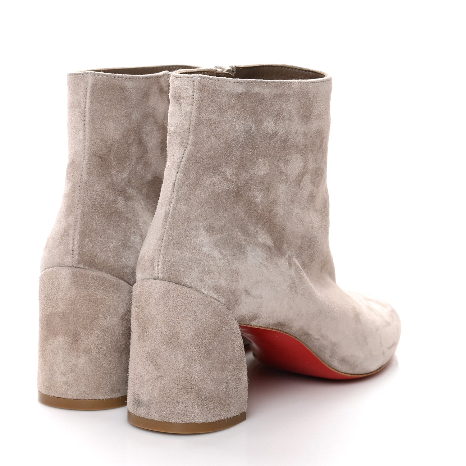 Christian Louboutin Veau Velours Turela 55 Ankle Boots 38.5 Fume 4 of 8