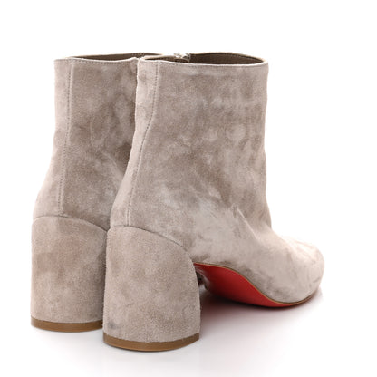 Christian Louboutin Veau Velours Turela 55 Ankle Boots 38.5 Fume 4 of 8
