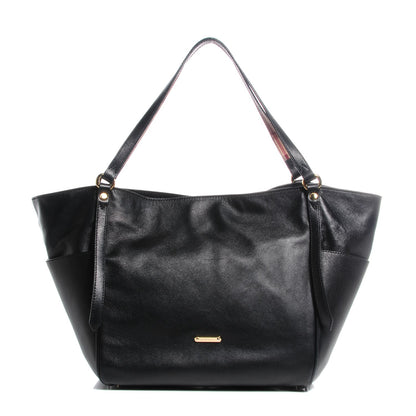 Burberry Lambskin Small Canterbury Tote Black 1 of 9