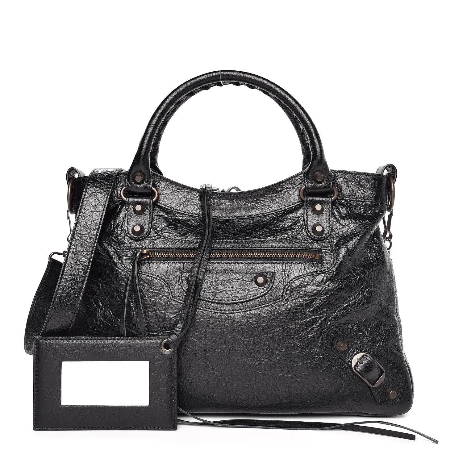Balenciaga Agneau Classic Hardware Town Black 1 of 8