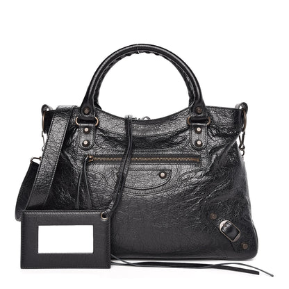 Balenciaga Agneau Classic Hardware Town Black 1 of 8