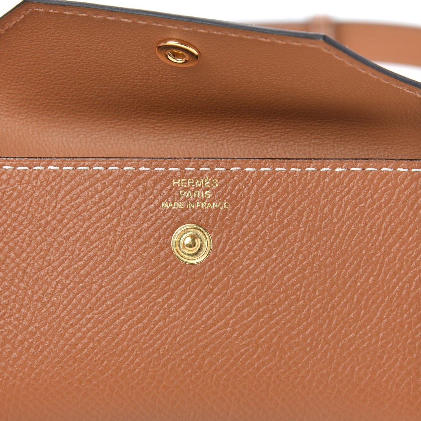 Epsom Kelly Pocket Belt Gold