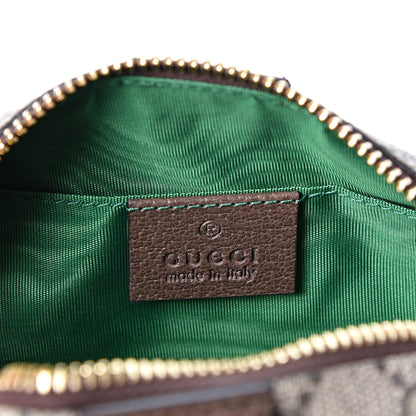 Gucci Soft GG Supreme Monogram Calfskin Small Ophidia Cosmetic Case Beige Ebony New Acero 5 of 9