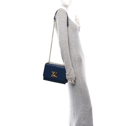 Louis Vuitton Epi Twist Shoulder Bag MM Indigo 2 of 11
