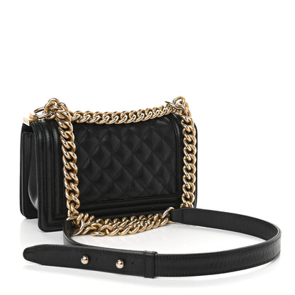 Chanel Caviar Quilted Small Boy Flap Black 3 of 9