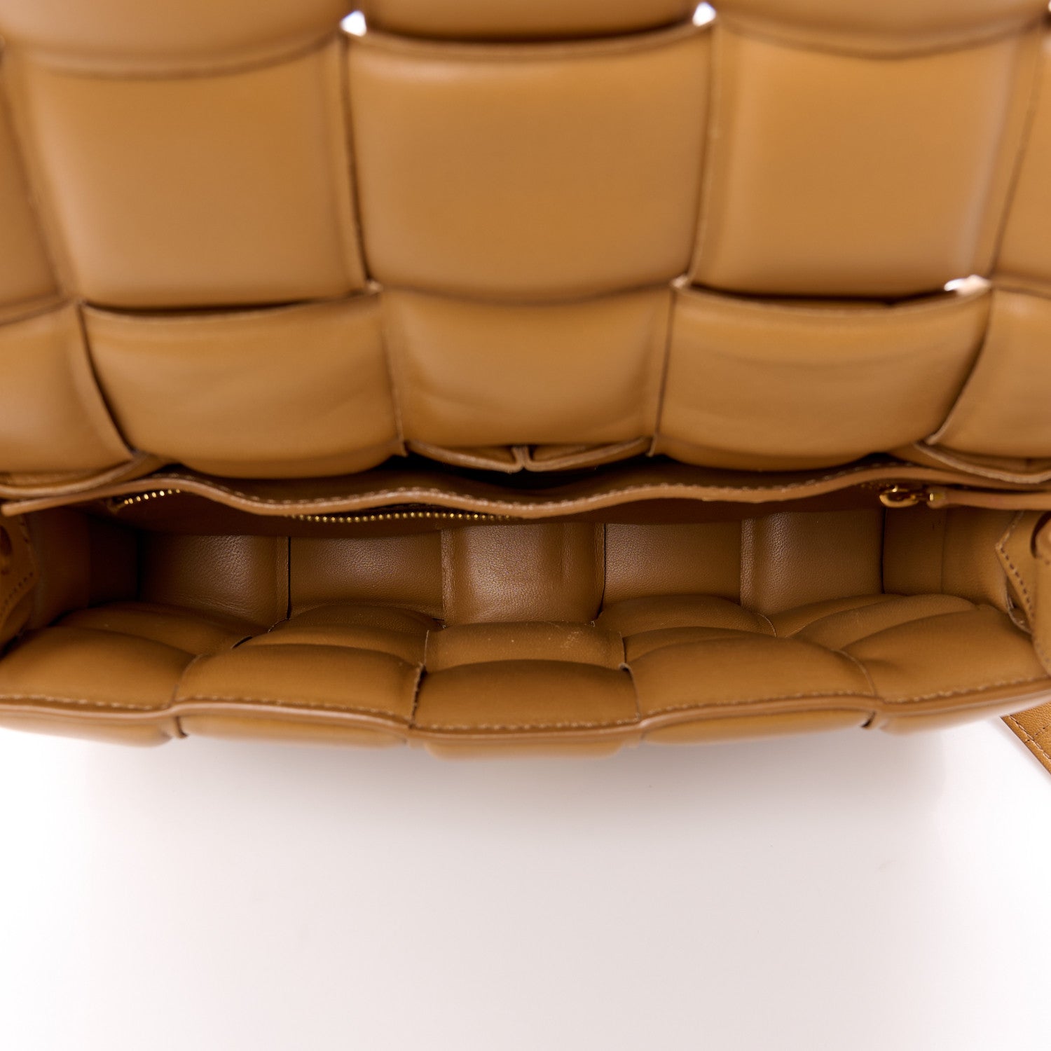 Bottega Veneta Nappa Maxi Intreccio Padded Cassette Crossbody Bag Caramel 4 of 17