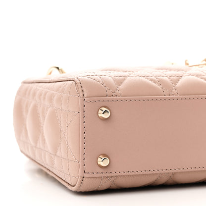 Christian Dior Lambskin Cannage Mini Lady Dior Fard 8 of 9