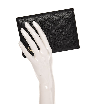 Chanel Caviar Quilted Passport Holder Black 2 of 8