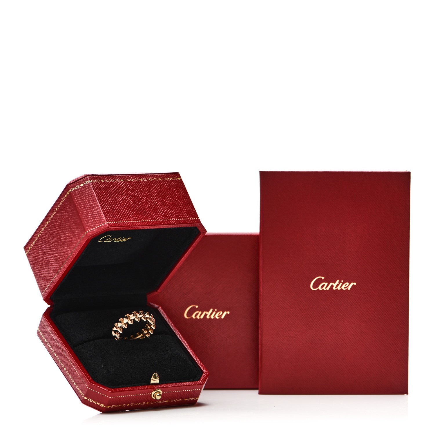 Cartier 18K Pink Gold MM Clash De Cartier Ring 54 7 5 of 5
