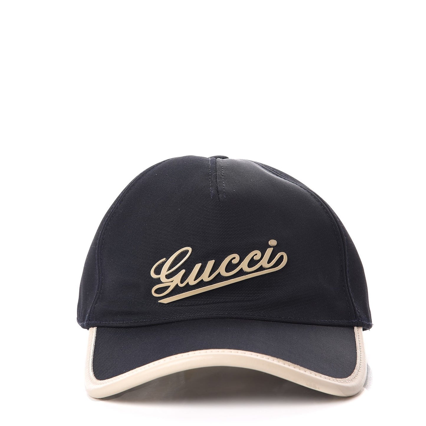 Nylon Script Baseball Hat XL Navy Blue