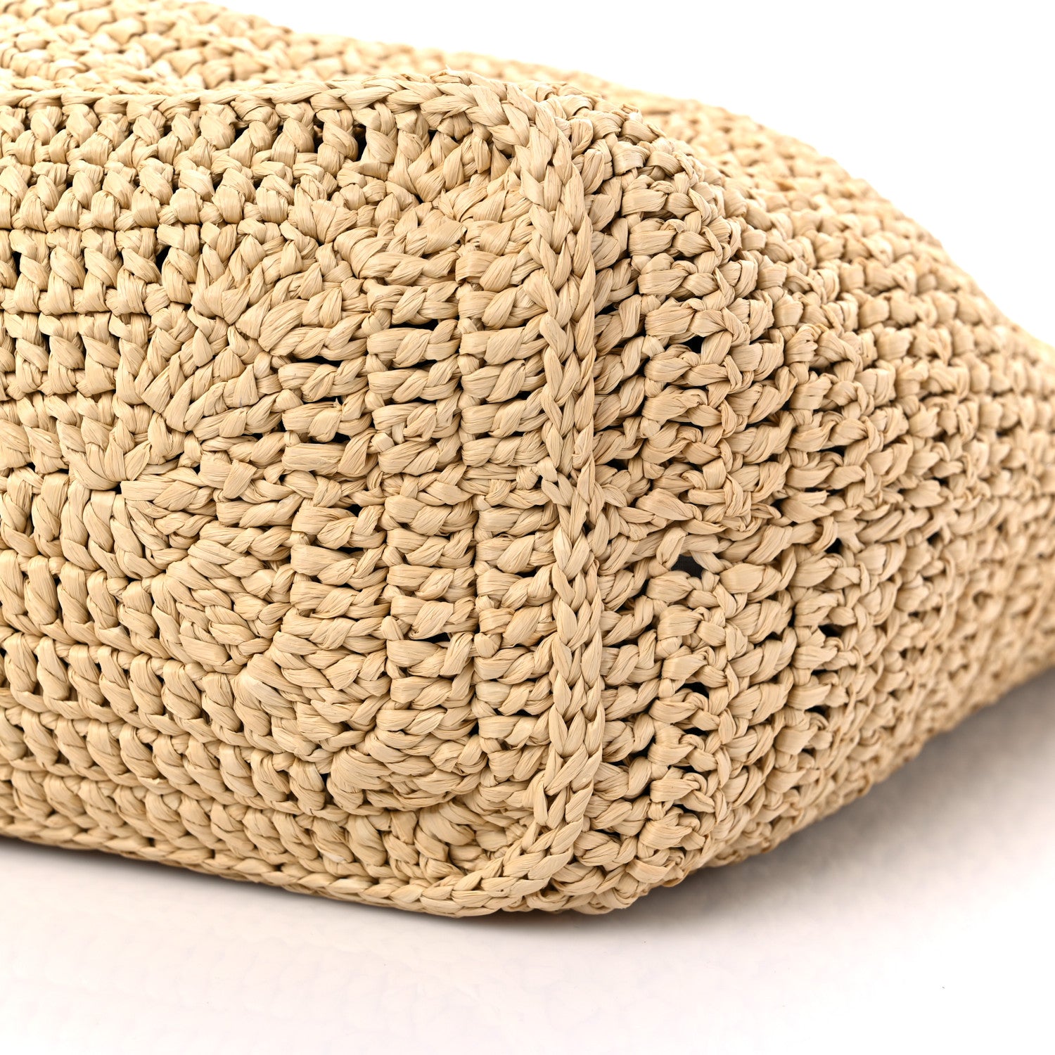 Saint Laurent Raffia Rive Gauche Tote Natural 8 of 8