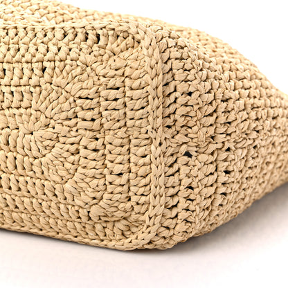 Saint Laurent Raffia Rive Gauche Tote Natural 8 of 8