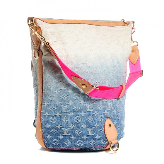 Louis Vuitton Denim Sunburst PM Messenger Blue 3 of 6