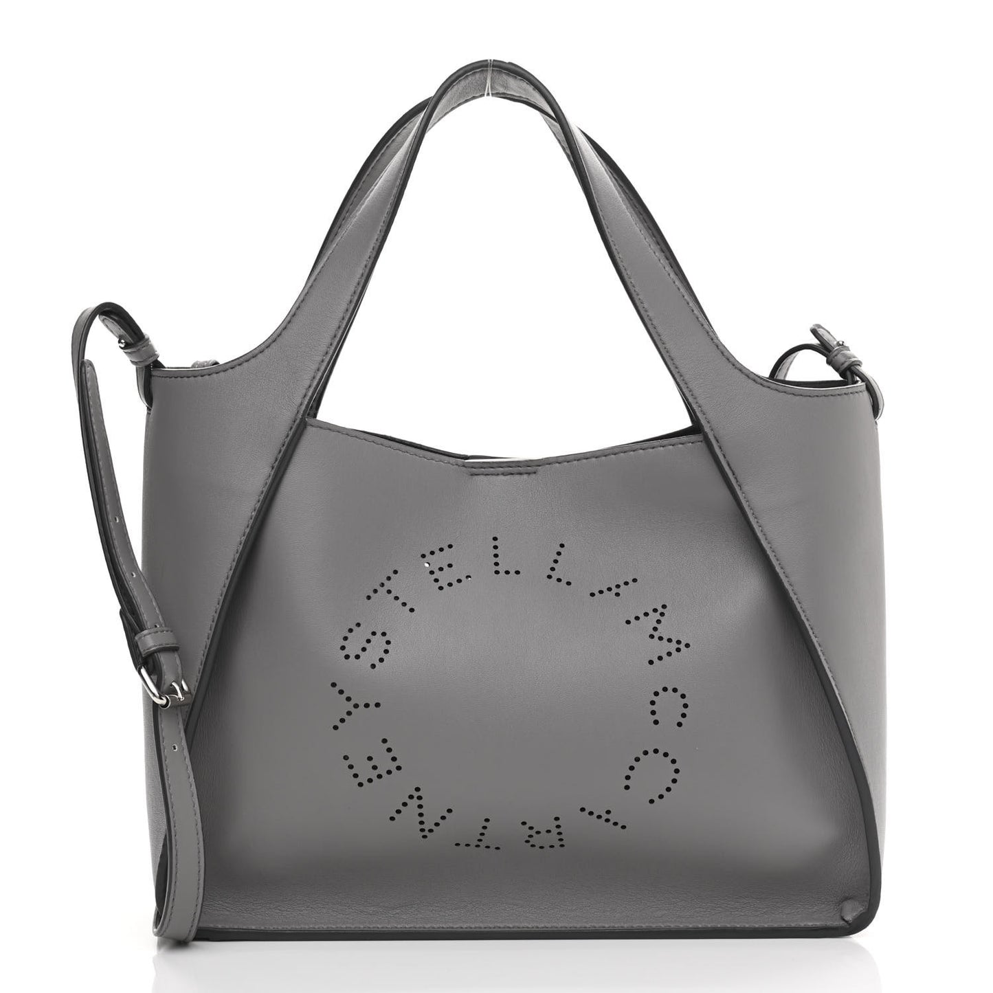 Eco Alter Nappa East West Perforated Tote Grey