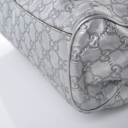 Gucci Guccissima Medium Sukey Tote Silver 14 of 17