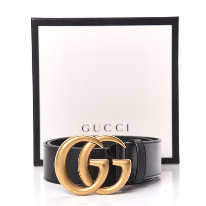 Gucci Calfskin Double G 40mm Belt 75 30 Black 7 of 7