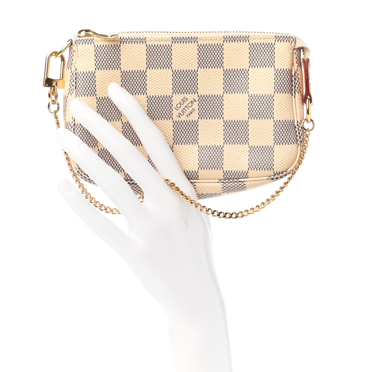 Louis Vuitton Damier Azur Mini Pochette Accessories 2 of 8