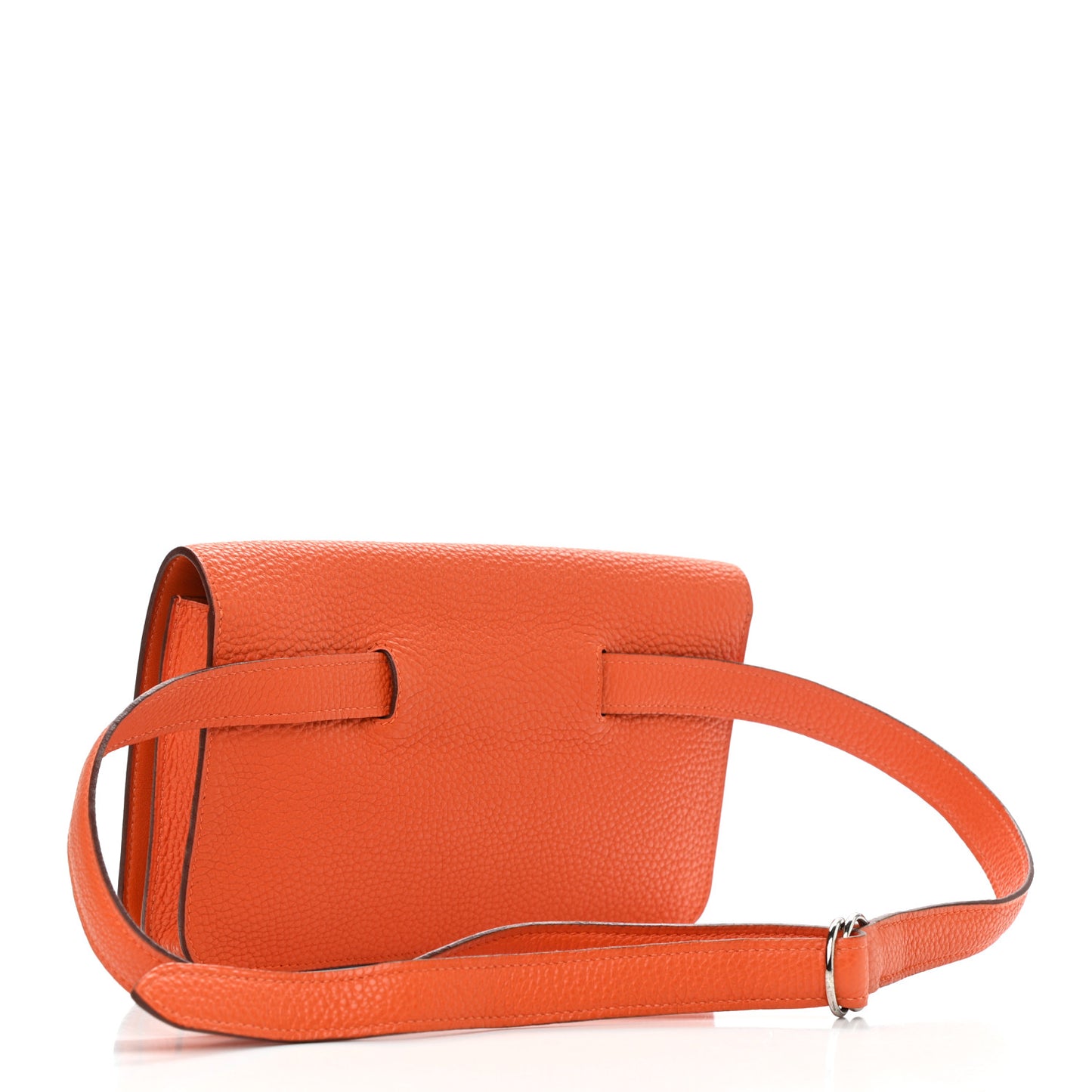 Togo Dogon Wallet Waist Pouch Orange