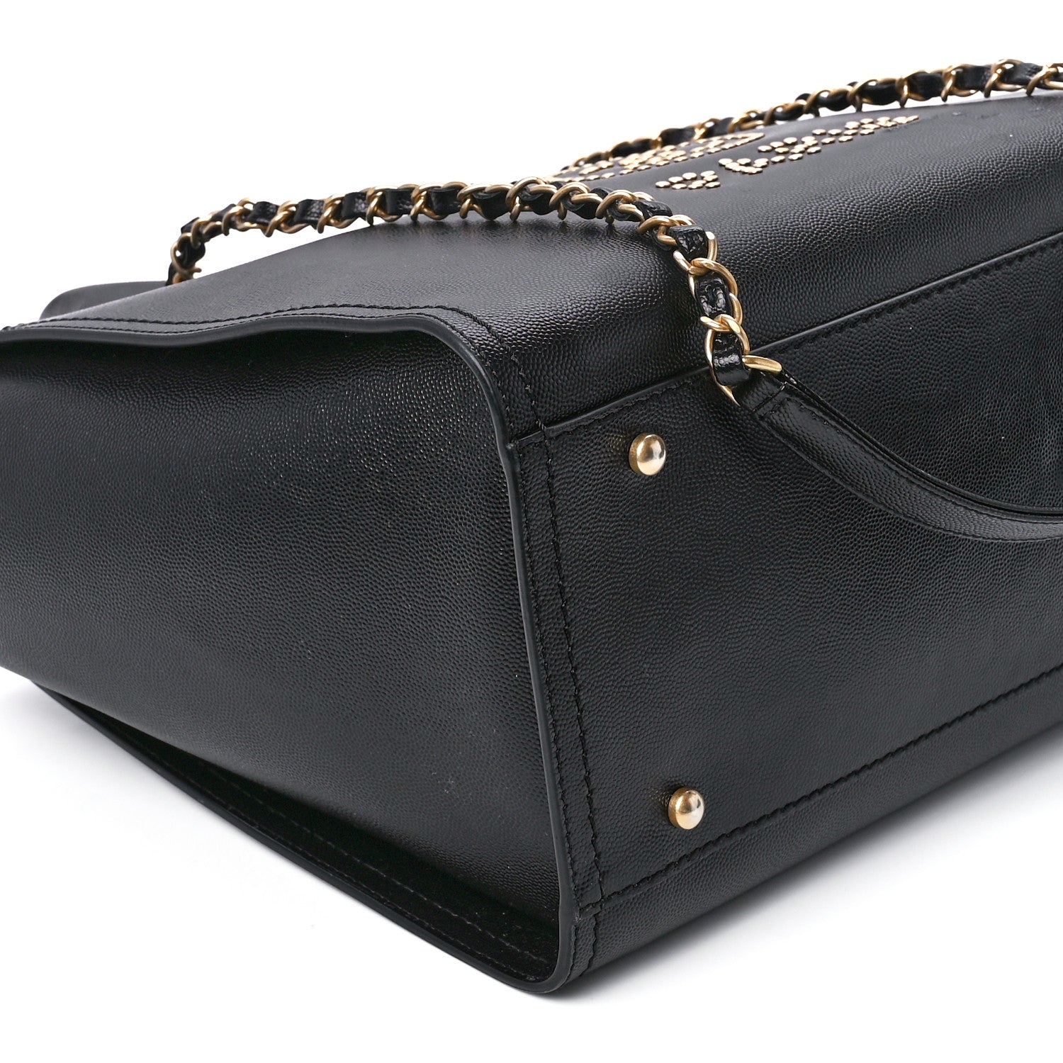 Chanel Caviar Medium Studded Deauville Tote Black 10 of 11