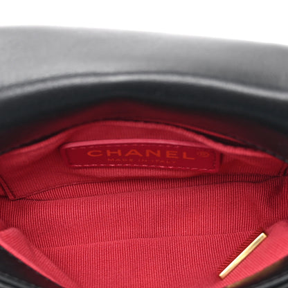 Chanel Calfskin Quilted Mini Framing Chain Bag Black 5 of 10