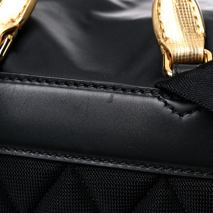 Burberry Nylon Large Rucksack Backpack Black Gold 13 of 13