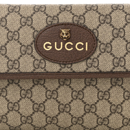 Gucci GG Supreme Monogram Neo Vintage Web Belt Bag Brown 8 of 10