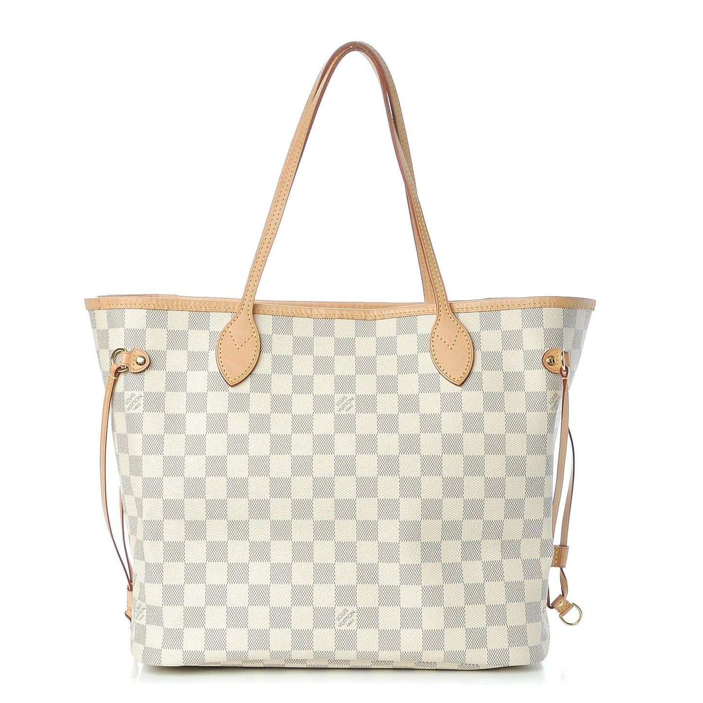 Damier Azur Neo Neverfull MM Rose Ballerine
