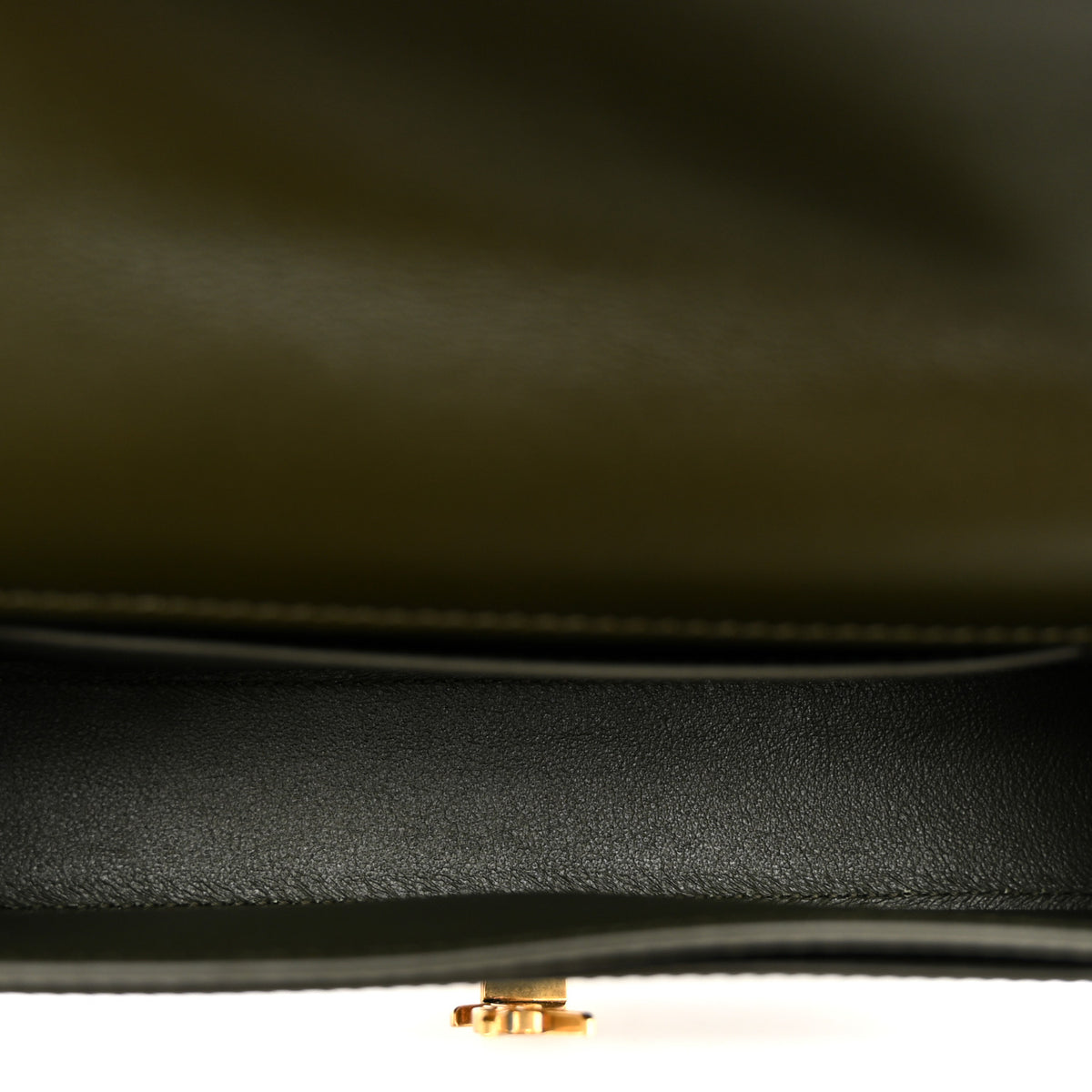 Saint Laurent Patent Calfskin Mini Voltaire Shoulder Bag Dark Vineyard Green 5 of 9