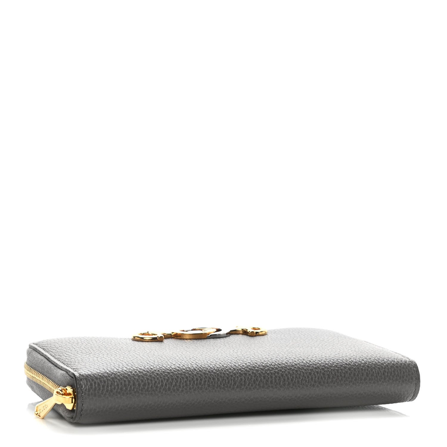 Gucci Grainy Calfskin Zumi Zip Around Wallet Dusty Grey 4 of 10