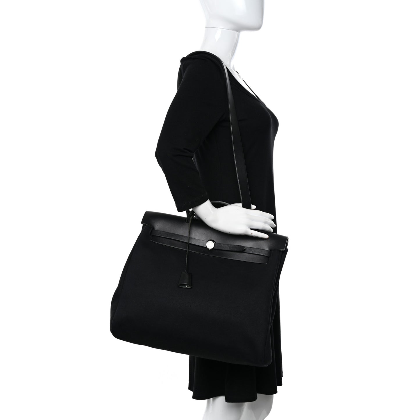 Toile Vache Calfskin Herbag 39 MM Black