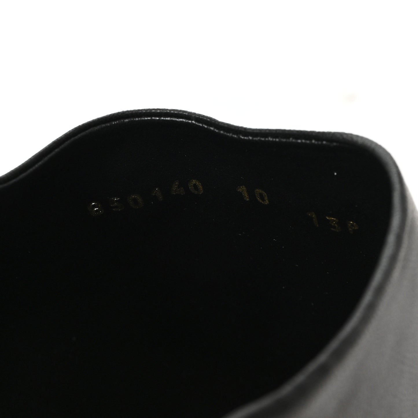 Calfskin Mens Horsebit Slippers 10 Black