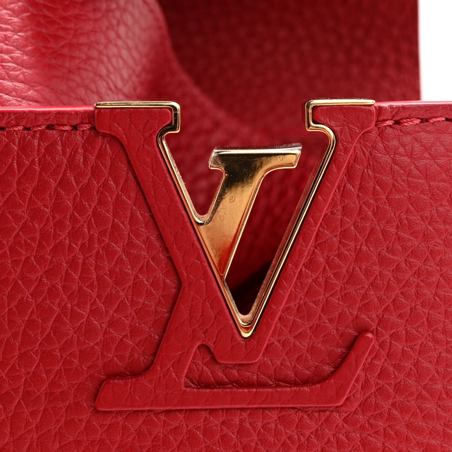 Taurillon Mini Capucines Scarlet