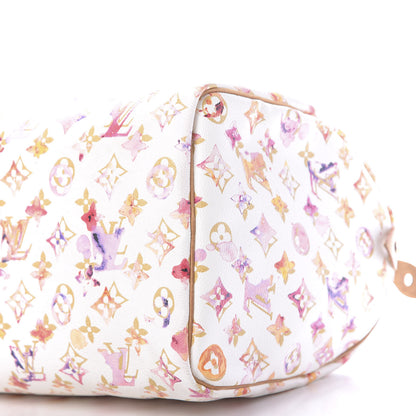 Louis Vuitton Watercolor Aquarelle Speedy 35 White 6 of 10