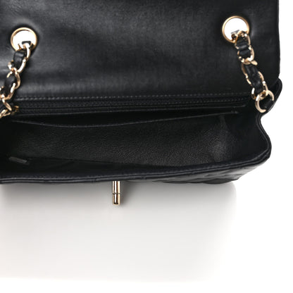 Chanel Lambskin Quilted Mini Rectangular Flap Black 5 of 11