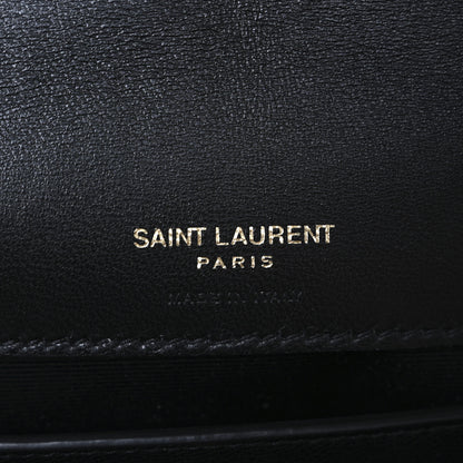 Saint Laurent Lambskin Chevron Quilted Mini Loulou Black 7 of 11