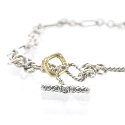 David Yurman Sterling Silver Cable Classics Figaro Chain Necklace 3 of 4