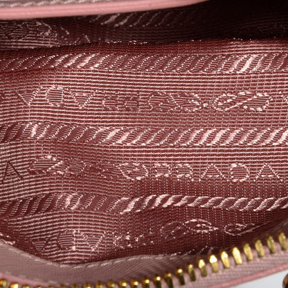 Prada Saffiano Lux Mini Promenade Tote Orchidea 7 of 12