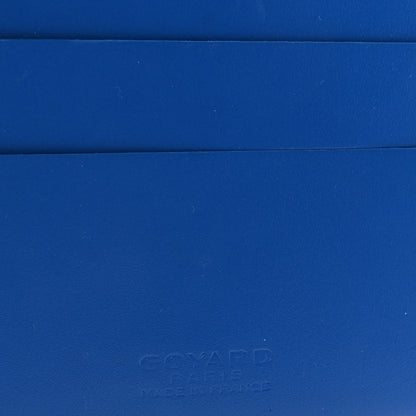 Goyard Goyardine Grenelle Passport Wallet Sky Blue 6 of 7