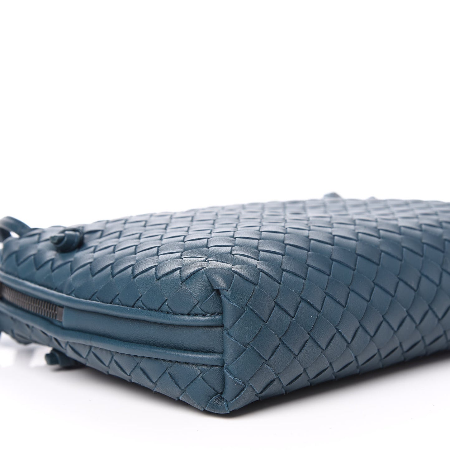 Nappa Intrecciato Nodini Bag Petrol Blue